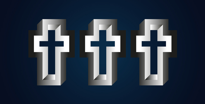 Crosses, Chino Moreno, Shaun Lopez, logo, escher