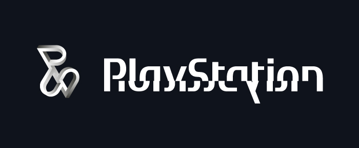 Playstation, logo, Escher